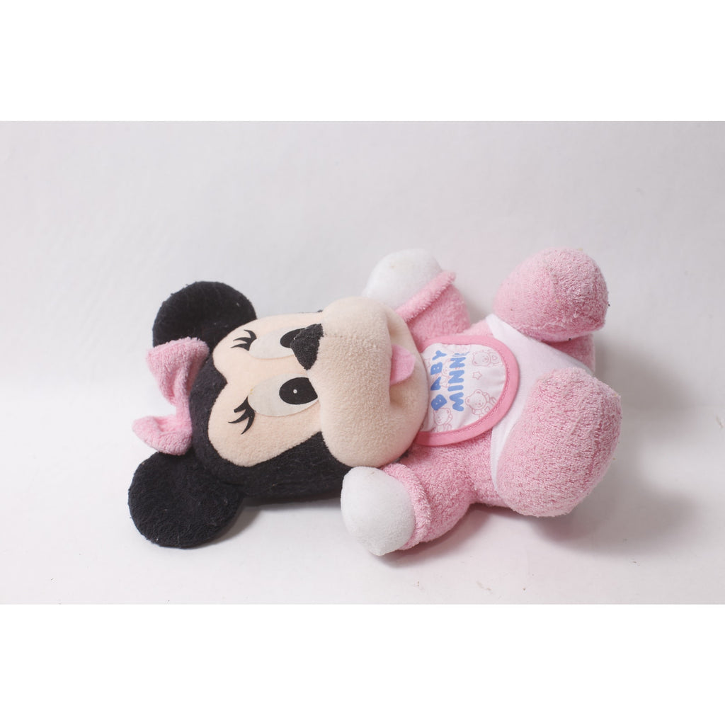 Disney Baby Minnie Mouse Rattle Small Plush, 260821-WH 1328