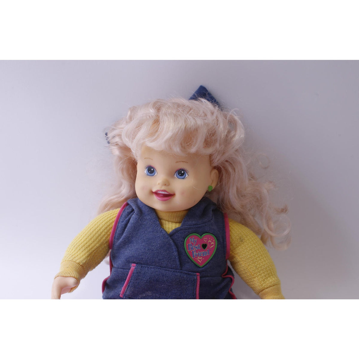 Play-by-Play, My Best Friend, Girl Doll, Talking, Dressed, Soft Body, Long Blonde Dress, 1990s, Vintage, ~ 241105-WH M-05-10