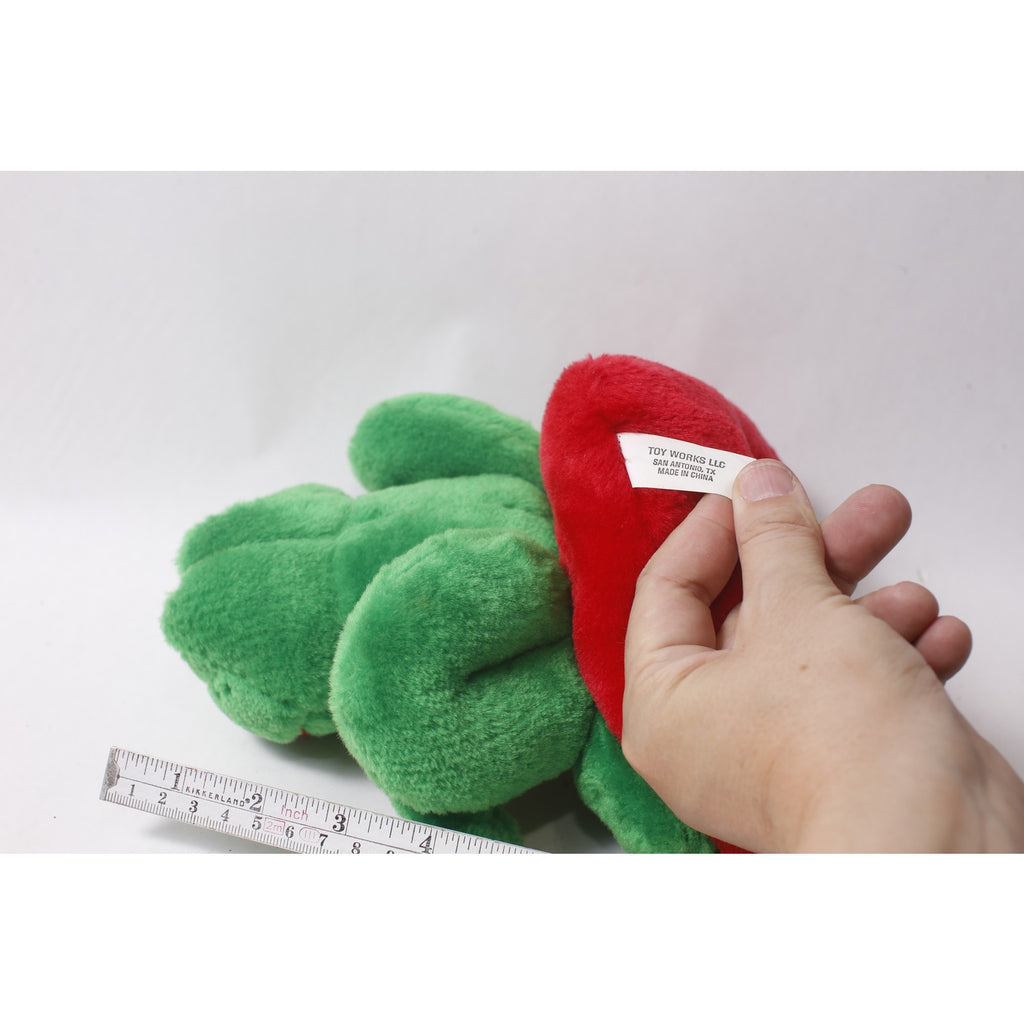 80s Toy Works Frog Sitting on a Red Heart Plush Romantic Gift Idea ~ 260817-WH 1014