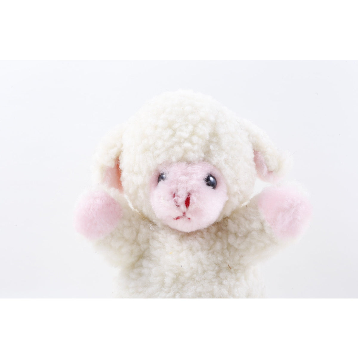 Kamar Sheep 1981 2051 Soft Plush Toy White Pink Stuffed Doll Vintage Collection ~20-01-882