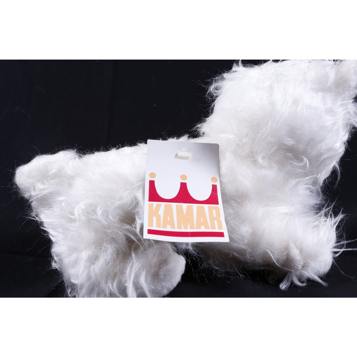 Kamar, Rare, Employee Sample, Dynamite, White, Puppy, Dog, Style 4123, Soft, Plush, Doll - 153