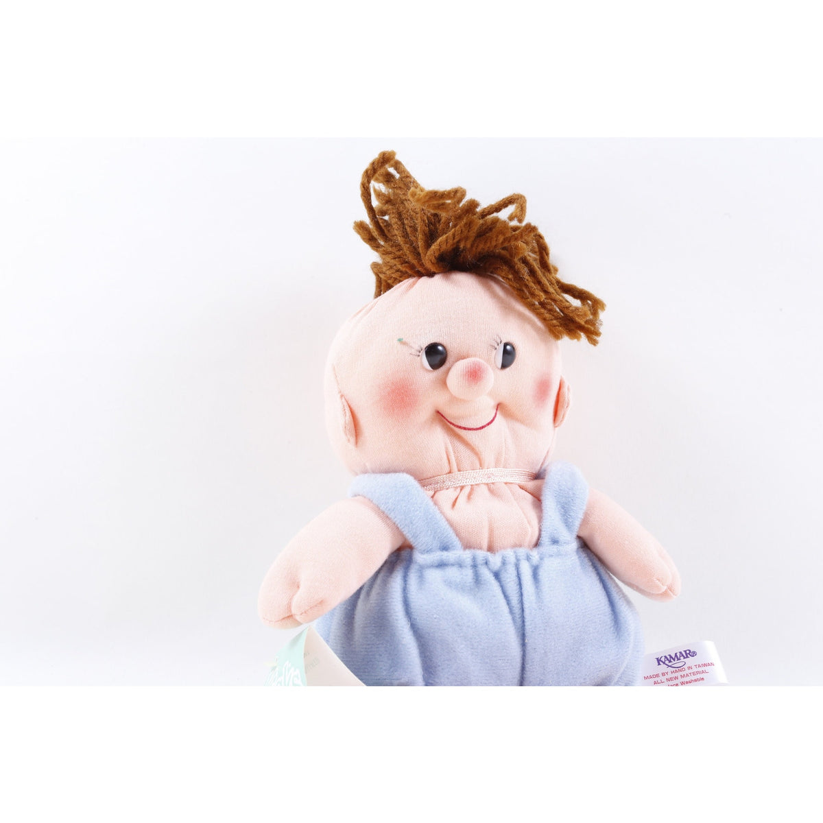 Kamar, Rare, Poppyseed Baby Doll, Style 3635, Baby Figure, Blue Costume, Soft, Plush, Doll, 20-01-836
