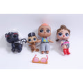 LOL Surprise, Miniature Dolls, Skunk, Monkey, Glitch, Baby Girl, Sunglasses, Toy Set, Little, Adorable, PVC Figures, Collectible~ WH-016 534