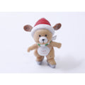 Russ Berrie, Christmas Puppy Dog Ice Skating, Happy Holidays, PVC Figure, Miniature, Vintage, ~ 250113-WH 63