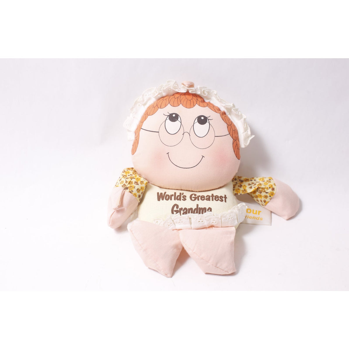 Russ Wilbur and Friends World's Greatest Grandma Plush Shelf Sitter Gift Idea ~ 260302-WH 111