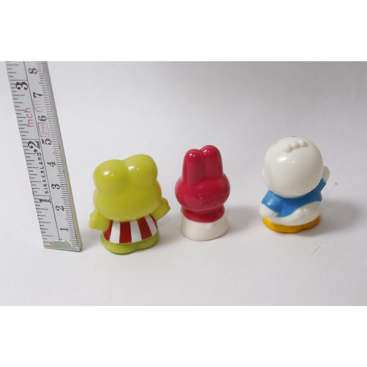 1990s Sanrio Sofubi Lot Keroppi My Melody Pekkle ~ 260914-WH 1155