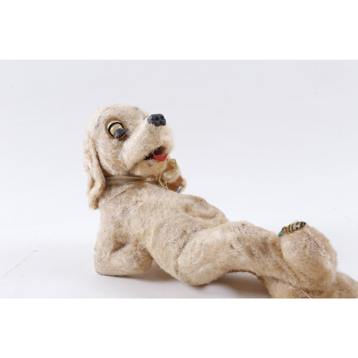 Lazy Bones the Sleepy Pup Kamar, Rare, Prototype, Sample, OOAK, hand made, Living Dolls, Mr Sudo, Dog, Lying, Moveble Eyes, 1963 ~ 20-01-244