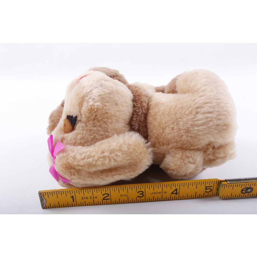 Kamar, Salesman Sample, Huggie Pups, Brown Hugging Dogs Pair Plush Stuffed Animal - 237