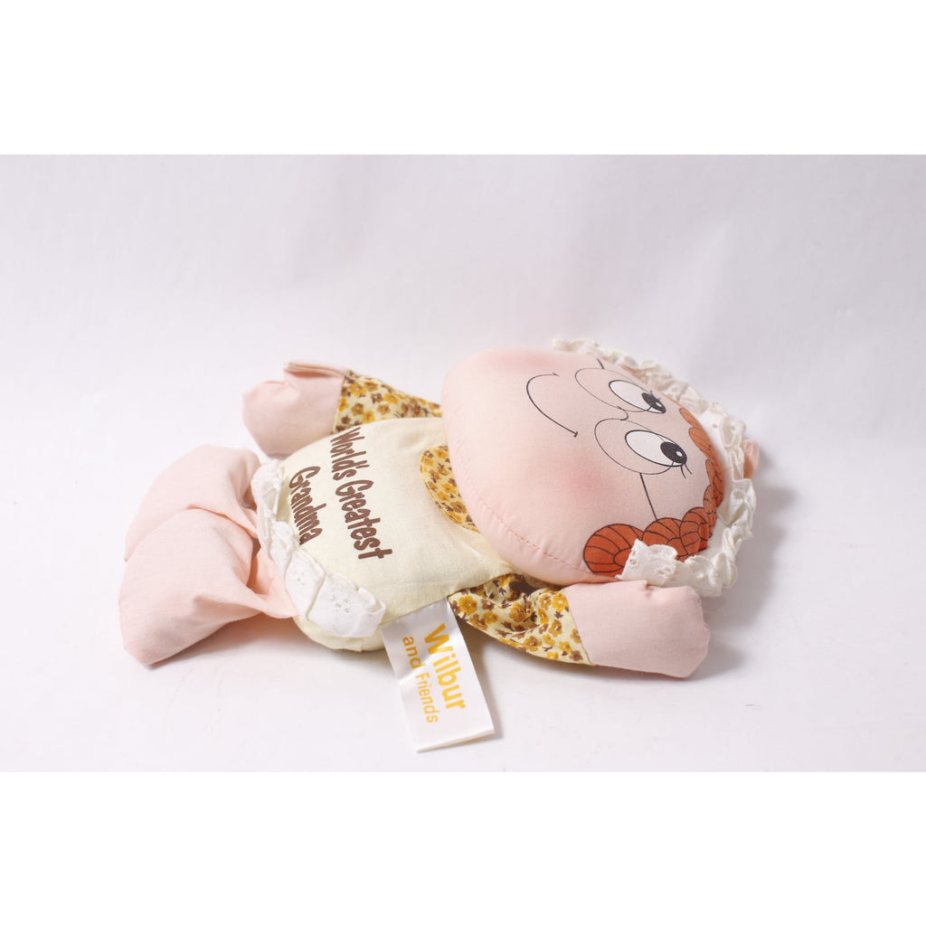 Russ Wilbur and Friends World's Greatest Grandma Plush Shelf Sitter Gift Idea ~ 260302-WH 111