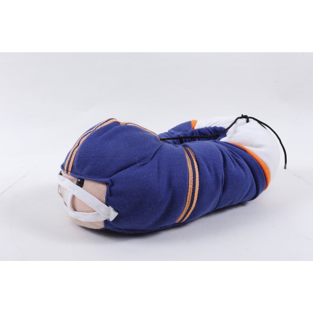 Kamar, Rare, Prototype, Sample, OOAK, hand made, Football Player, Slipper, Blue White Uniform, Head, Helmet, Soft, ,m20-01-242