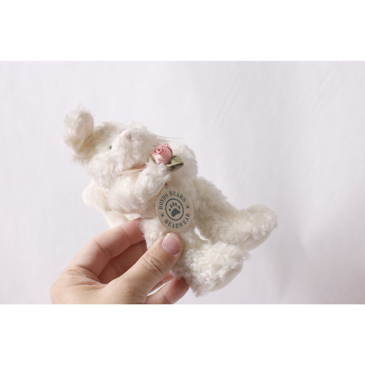 Boyds Bears Celeste Angel Bunny Plush White Christmas Ornament ~ 260427-WH M-17-07