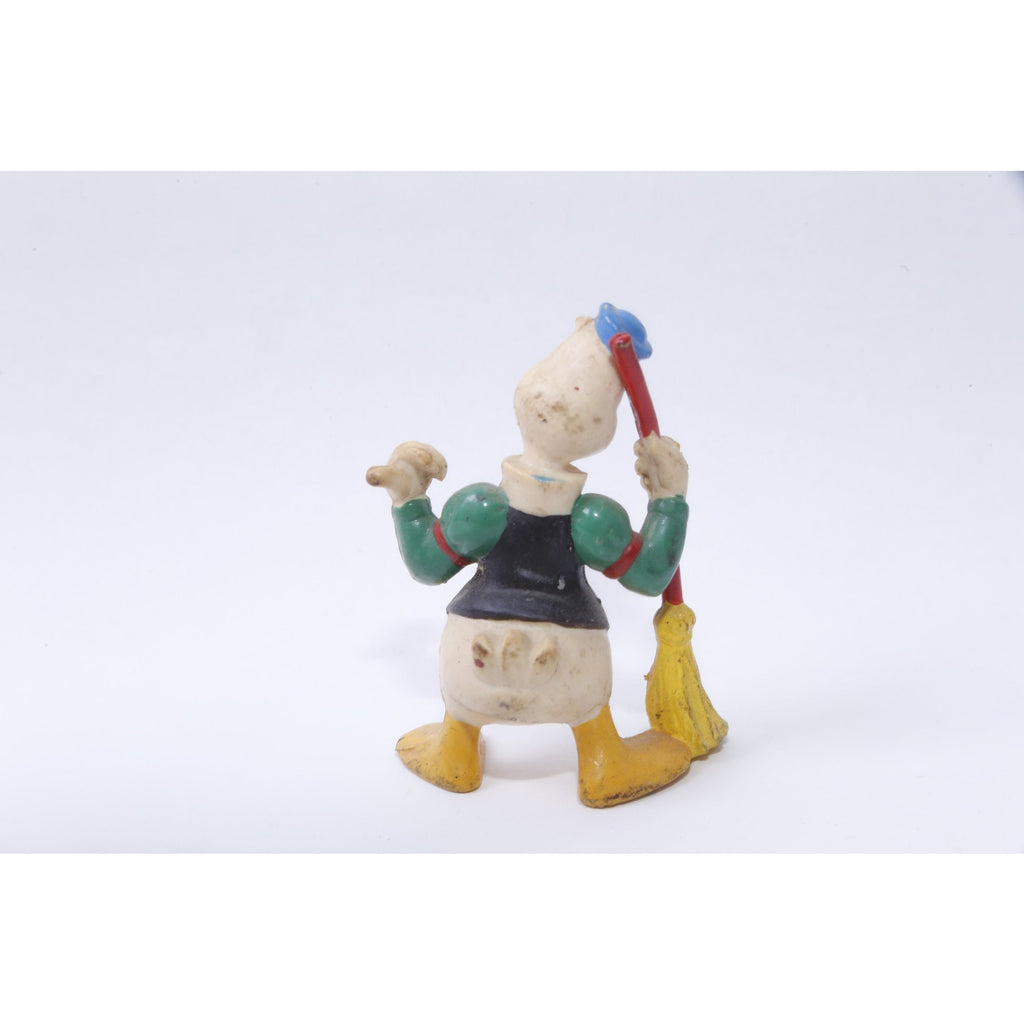Disney, Gus Goose, PVC Figure, 2 3/4", Figurine, Broom, Cleaning, RARE, Cartoon Character, Toy, Vintage, Collectible, ~ 20-05-166