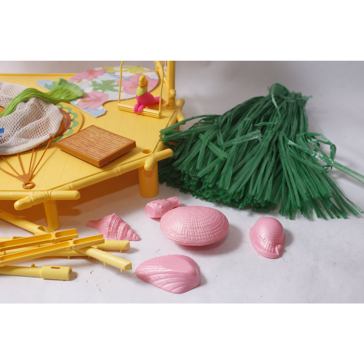FOR PARTS 1987 Mattel Barbie Island Fun Hut Playset 4414 Vintage Incomplete~ 260914-WH I-3