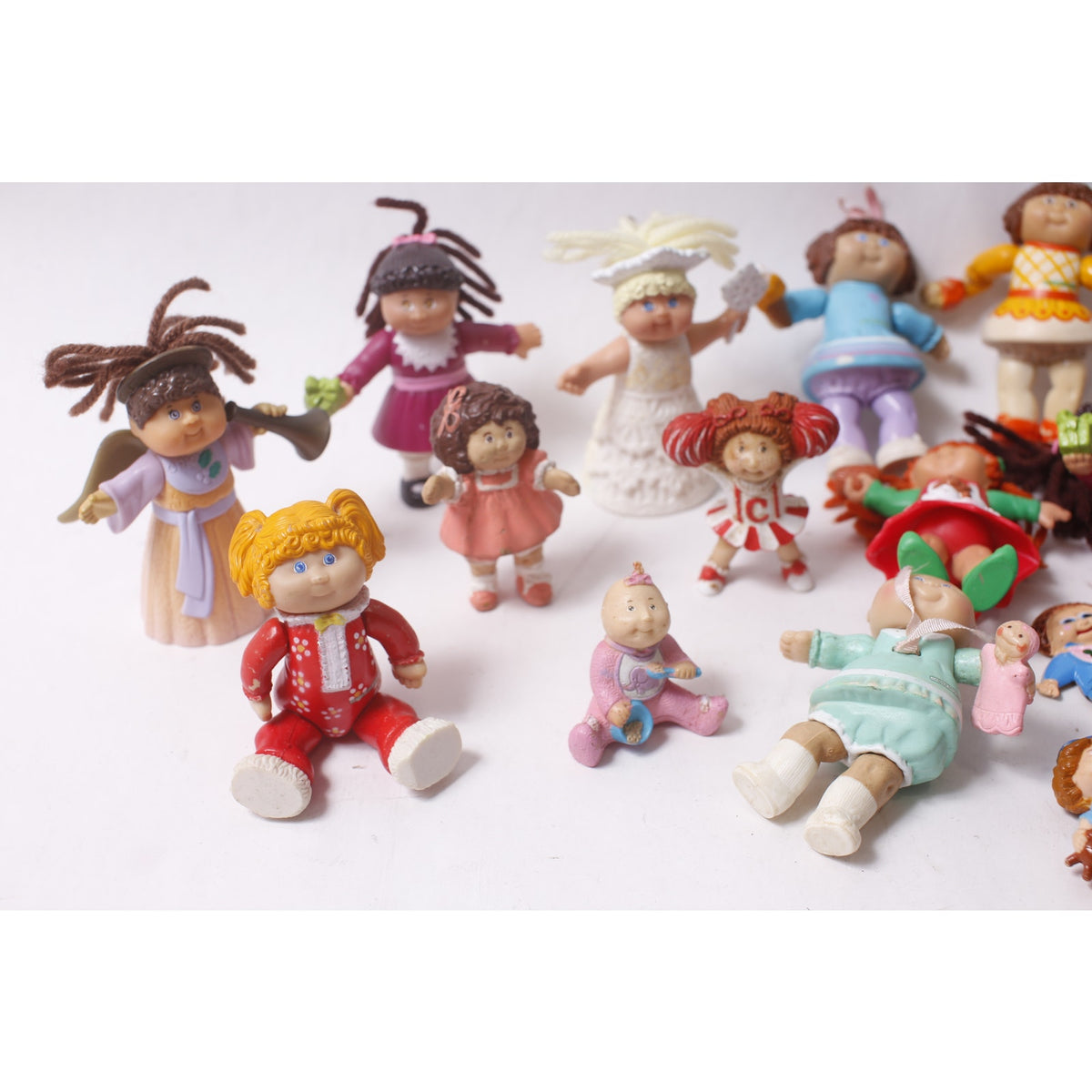 80s 90s Cabbage Patch Kids Vintage PVC Mini Figure Lot Collectible Toy ~ 260608-WH 1096