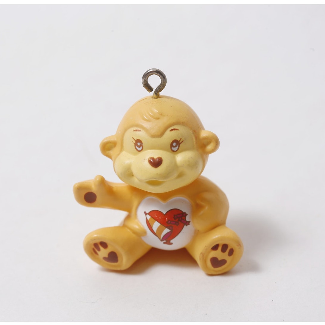 1980s Care Bears Cousins Attachable Playful Heart Monkey Ornament Figurine ~ 260826-WH 1314
