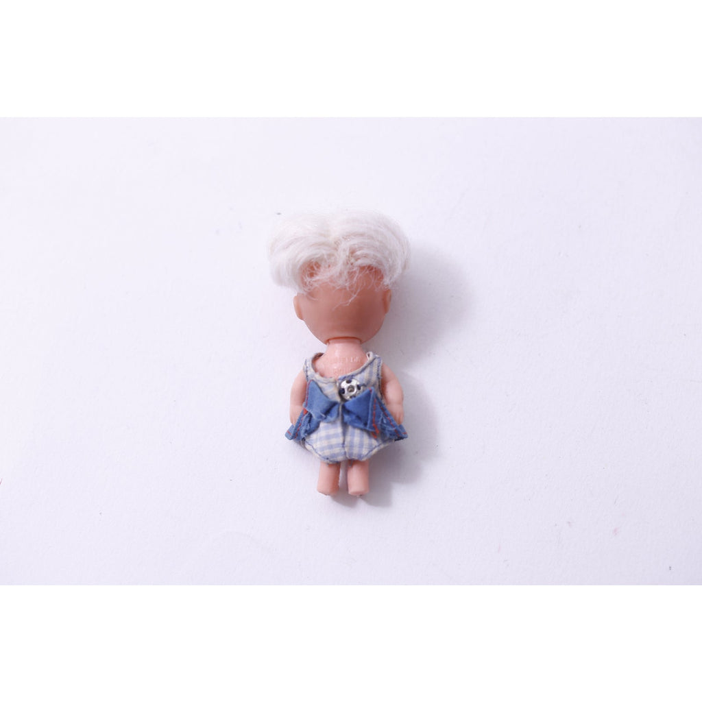 1960s, Uneeda, Pee Wee, Mini Doll, Blue Dress, White Hair, Vintage, ~ 250604-WH 211