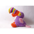 HUGE Carnival Plush Purple Toucan with Colorful Beak Large Plush 21" by Superior Toy and Novelty ~ 260302-WH B-2
