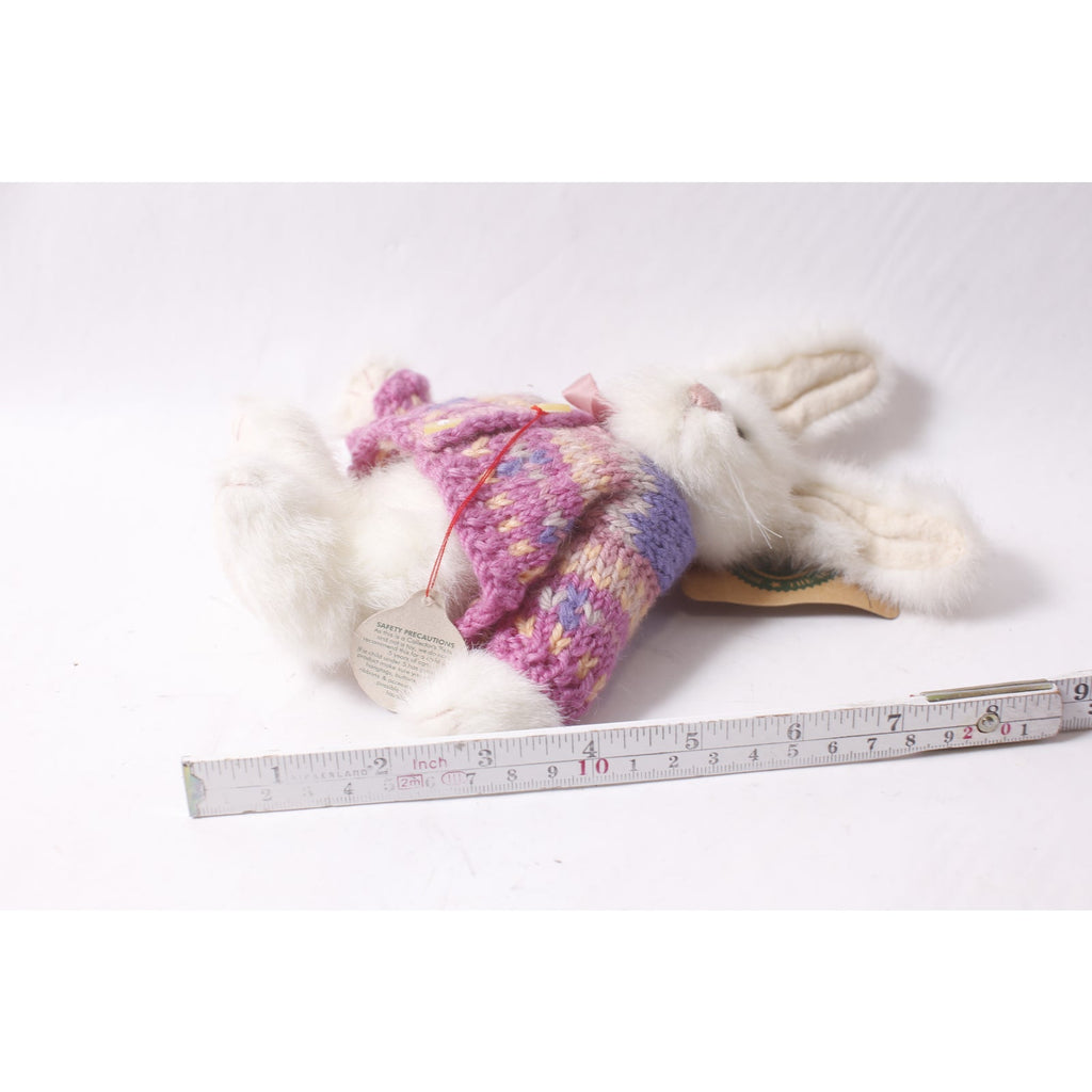 Boyds Bears Tulip Cottontail Plush Rabbit in Pink Cardigan w Tag ~ 260427-WH M-15-03