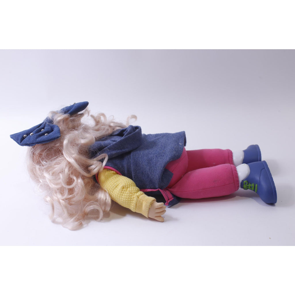 Play-by-Play, My Best Friend, Girl Doll, Talking, Dressed, Soft Body, Long Blonde Dress, 1990s, Vintage, ~ 241105-WH M-05-10