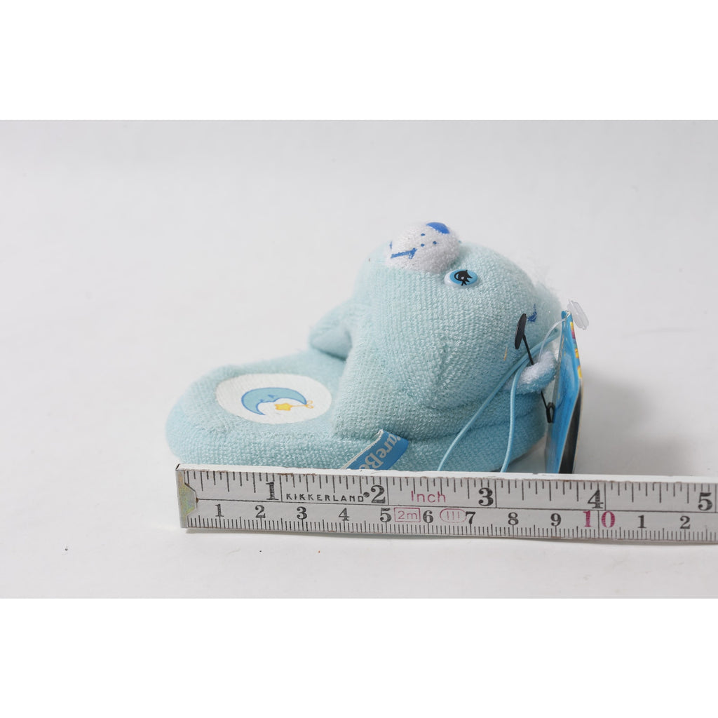 Care Bears Bedtime Bear Plush 4" Mini Slipper Keychain w Tag Japan ~ 260817-WH 1014