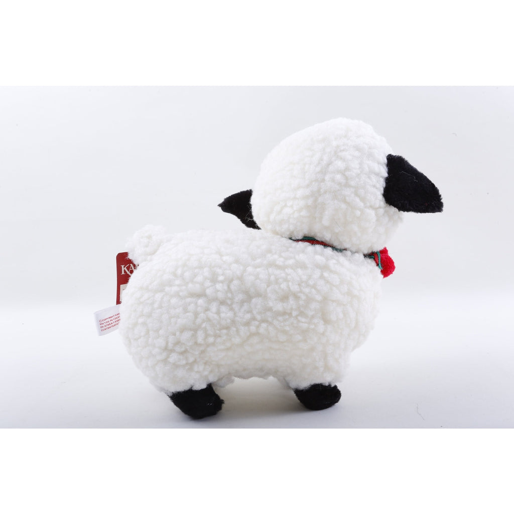 Kamar, Production Sample, Lamb, Christmas Collar, Soft, Plush, Doll, Toy, Vintage, ~ 207