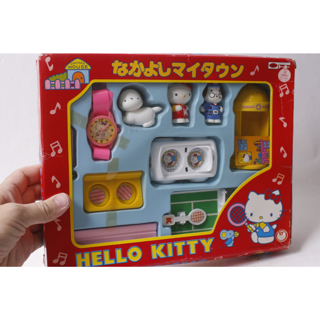1986 Sanrio Toho Japan Excl Hello Kitty Chibikko Town Playset ~ 260921-WH 226