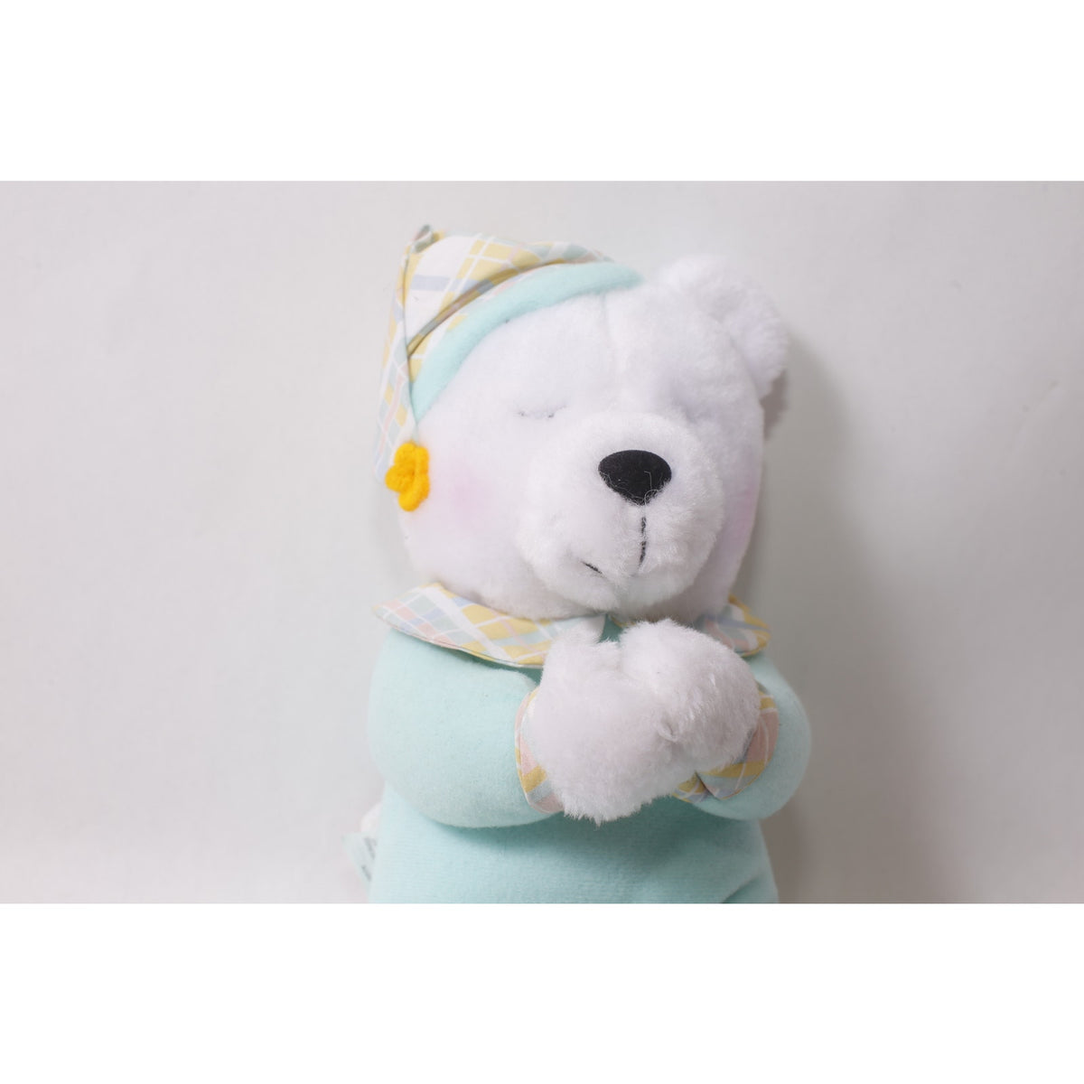 1990s Avon Sleepy Pajama Teddy Bear Plush Nursery Decor ~ 260718-DISH M-17-04