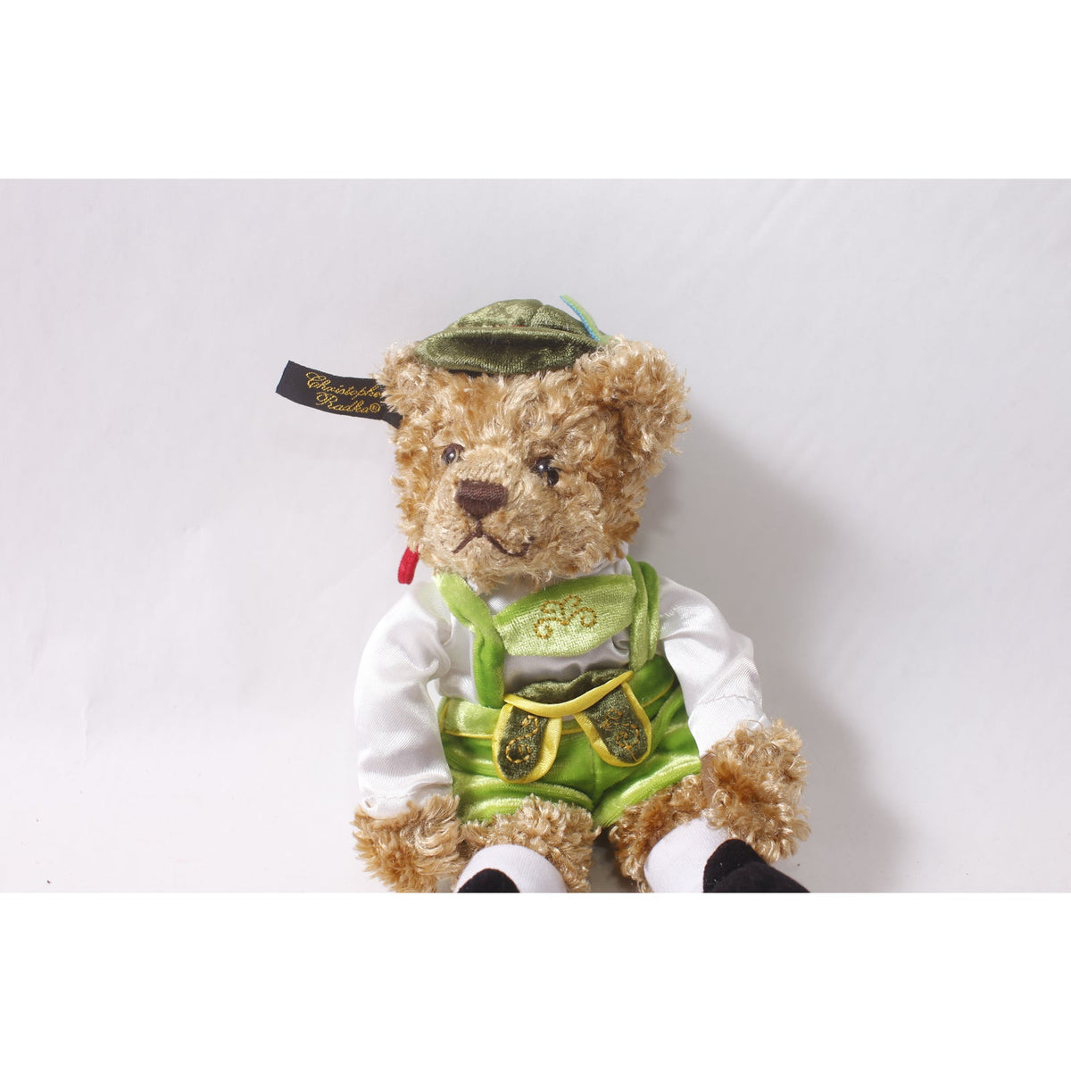 Christopher Radko Teddies Around The World Hans Bavarian Plush Toy Ornament ~ 260415-WH 1075