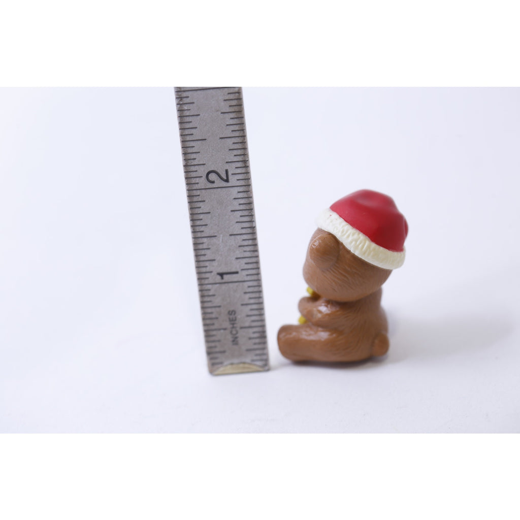 Russ Berrie, Lil' Bitty Bits, Beary Christmas, PVC Figure, Miniature, Cute Bear, Vintage, ~ 250113-WH 63