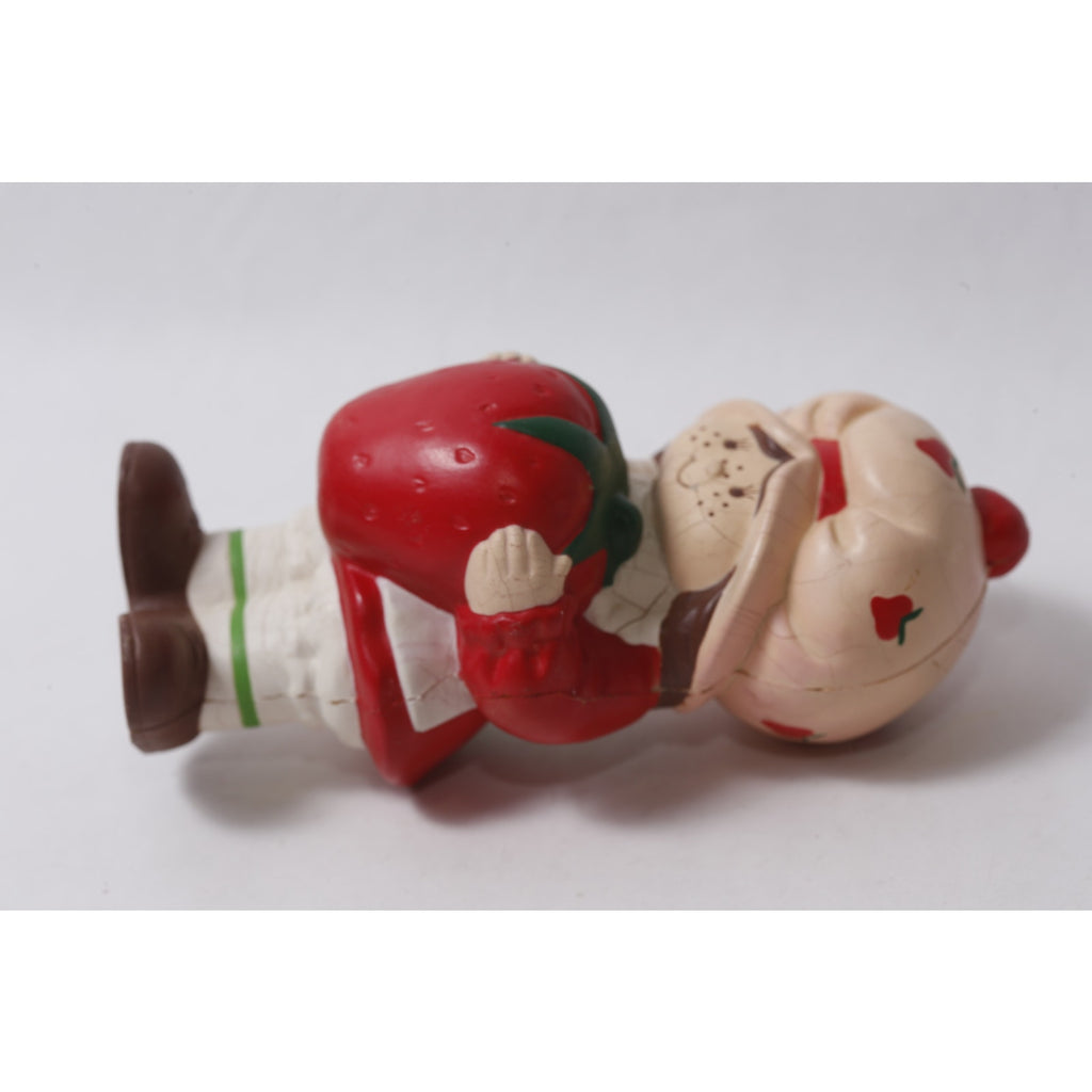 Rare Vintage Japanese Strawberry Shortcake Rubber Squishy Toy Figure ~ 260826-WH 1199
