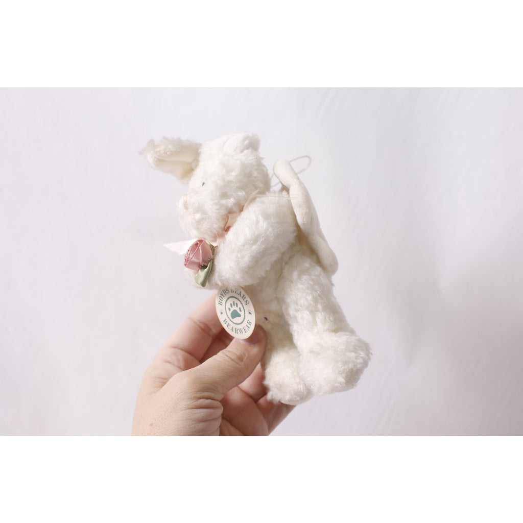 Boyds Bears Celeste Angel Bunny Plush White Christmas Ornament ~ 260427-WH M-17-07