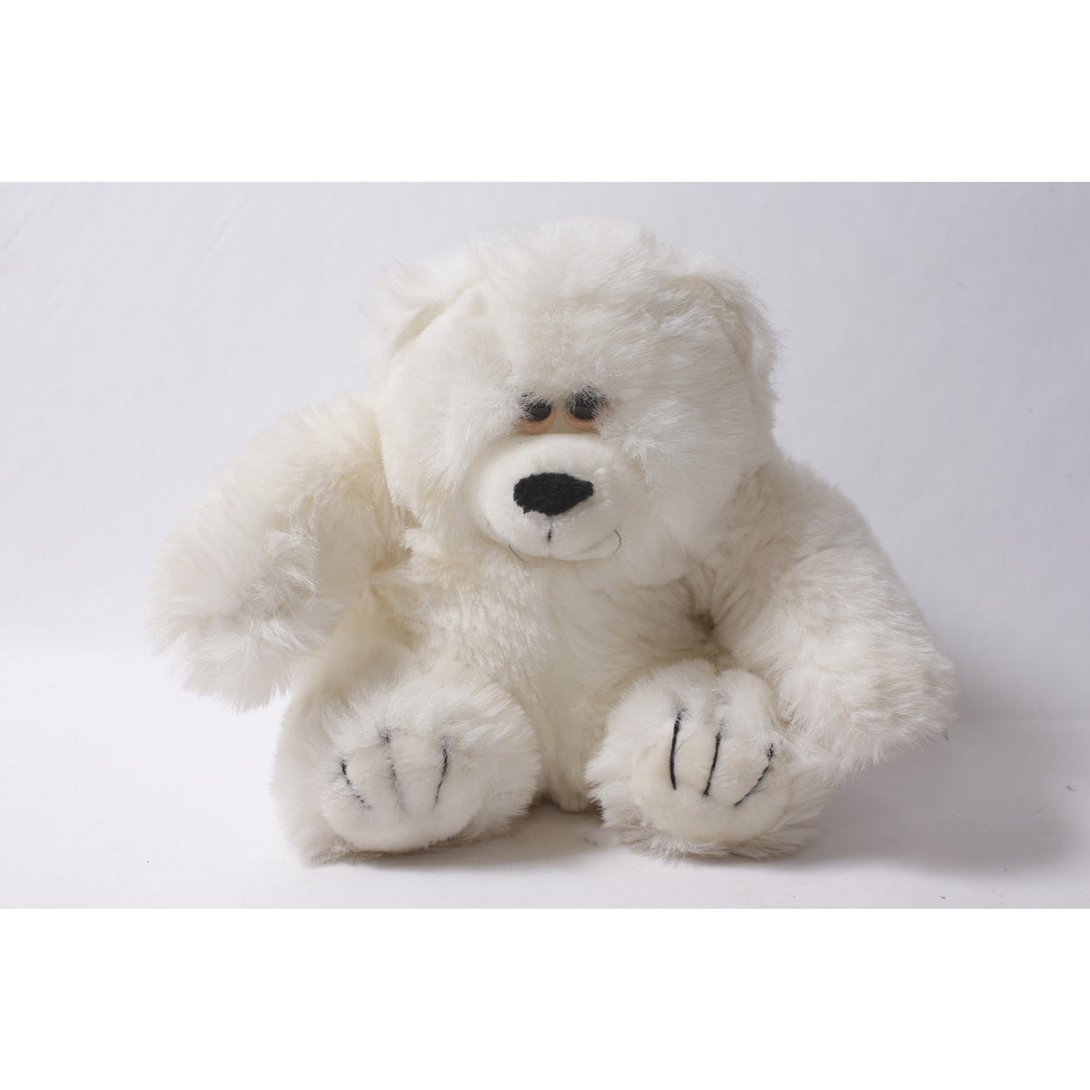 American Wego Fiesta Polar Bear Stuffed Animal (1989) Small, Vintage, Doll, 260821-WH 75