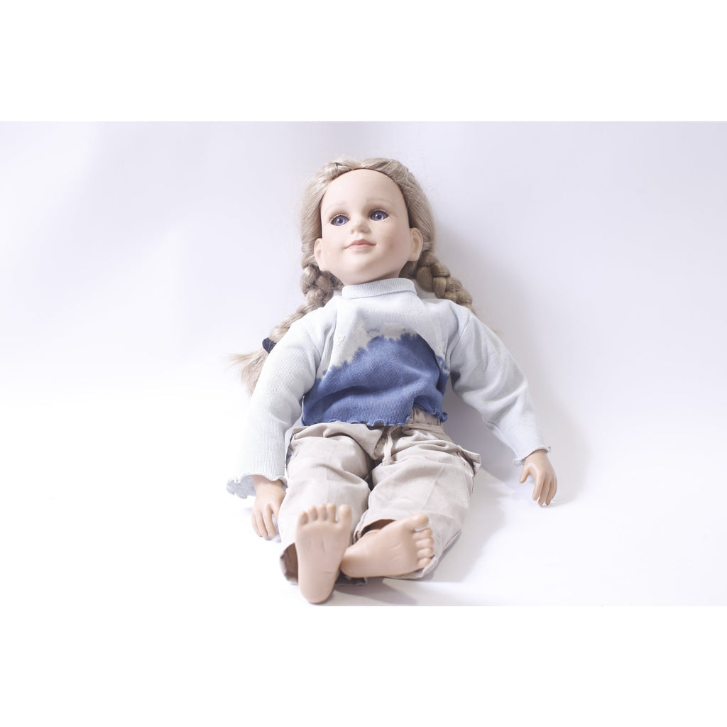 My Twinn, 1996, Large Doll, Lavender, Purple Eyes, Blonde Hair, Clothes, Vintage, Doll, 250202-WH 103
