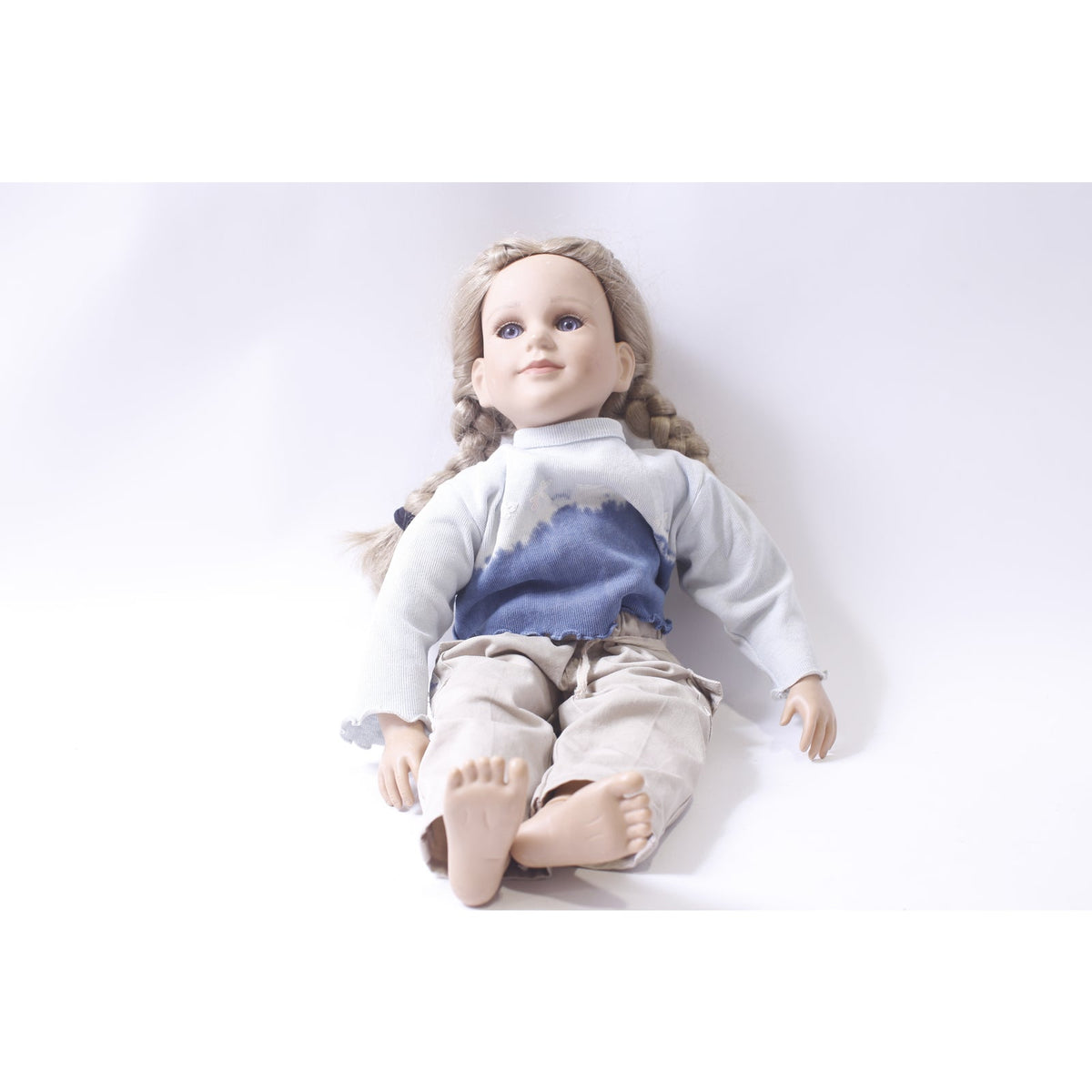 My Twinn, 1996, Large Doll, Lavender, Purple Eyes, Blonde Hair, Clothes, Vintage, Doll, 250202-WH 103