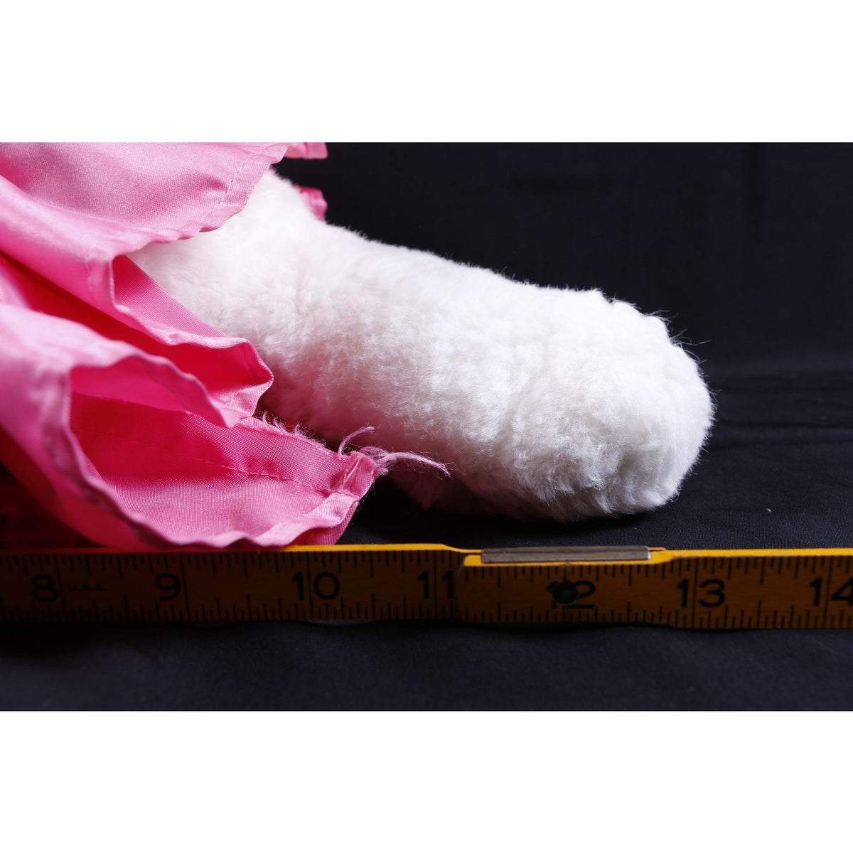 Kamar, Rare, Prototype, Unproduced Sally Beauty Bear, Dressed, White, Bear, Pink Dress, Soft, Plush, Doll ~ 20-01-153