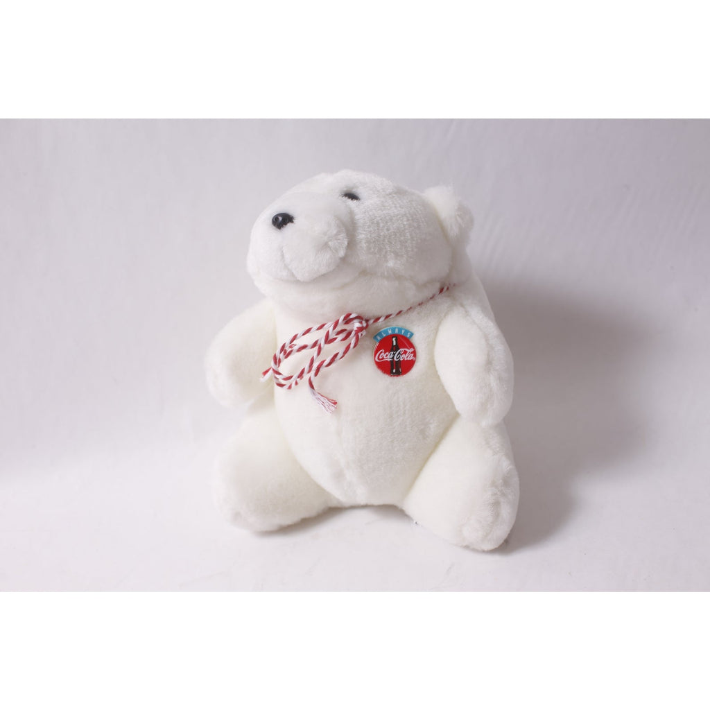 1990s Always Coca-Cola Plush Polar Bear Collectible Christmas Decor ~ 260325-WH 1038