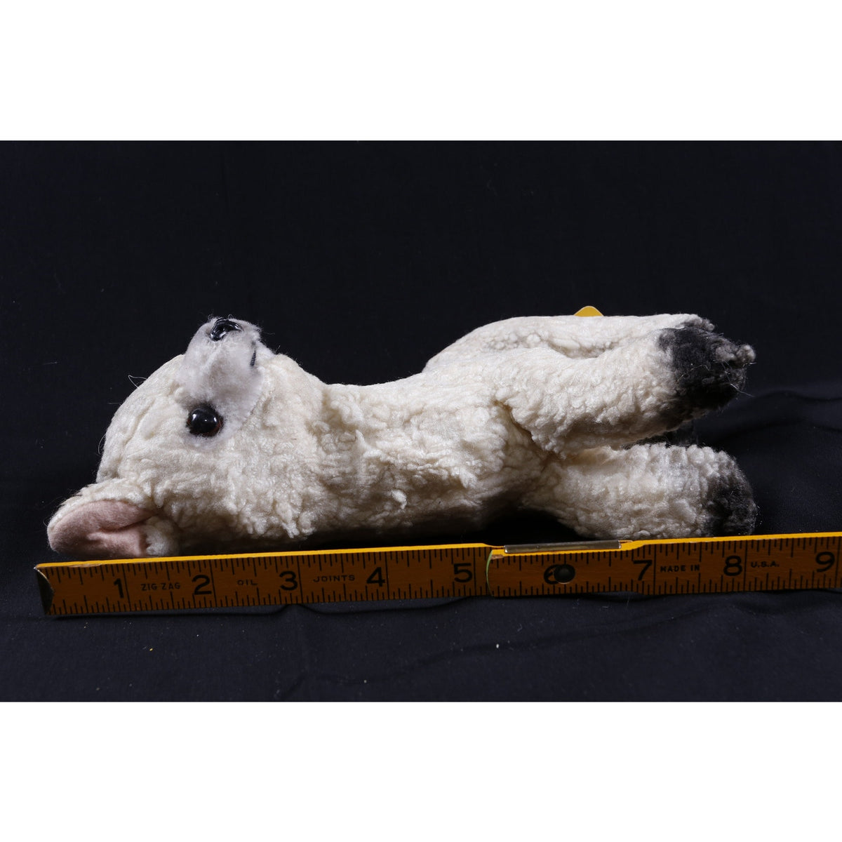 Kamar, Rare, Salesman Sample, White, Lamb, Sheep, 1971, Soft, Plush, Doll, Stuffed Animal, Vintage, ~ 280
