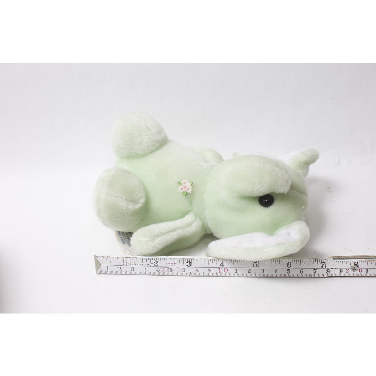 80s Atlanta Novelty Plush Elephant Light Green Stuffed Animal ~ 260907-WH 1139