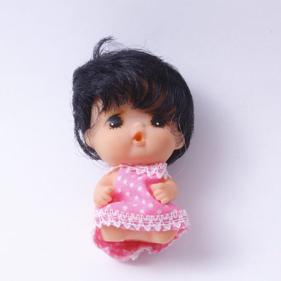 Sekiguchi Licca Chan Japanese Doll, Dark Hair, Pink Dress, ~ 20-01-621
