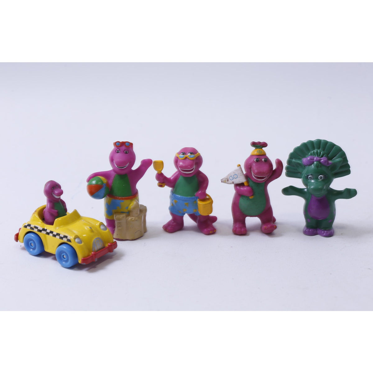 Lions Group, Barney The Dinosaur, 1993, PVC Lot, Toys Small, PVC Figure, Lot, Vintage, Toy, Collectible, , 250212-WH 142