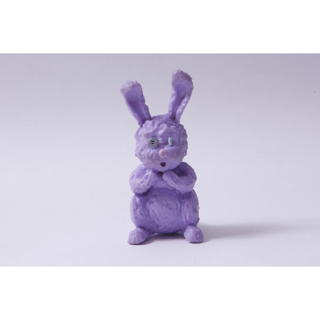 Monster High Pet Purple, Scarry, Rabbit, Bunny, Button Eye, Little, 2 1/2", PVC Figure, Sitting, Weird, Toy, Figurine, Vintage ~ 20-01-02